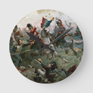 Relógio Redondo Batalha de Waterloo, o 18 de junho de 1815, 1898
