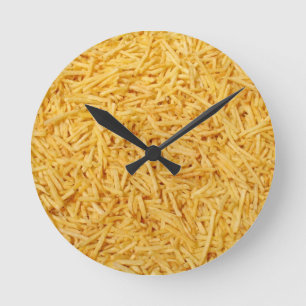 Relógio Redondo Batatas fritas