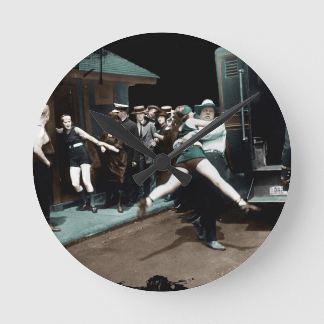 Relógio Redondo Bathing Suit prende EUA (Frente)