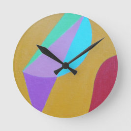 Relógio Redondo Beautiful and Vibrant Colors! Round Clock