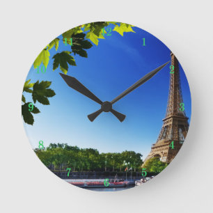 Relógio Redondo Beautiful Outdoor Scenery Wall Clock