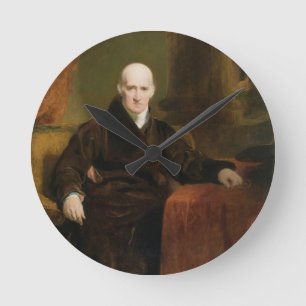 Relógio Redondo Benjamin (1738-1820) 1810 ocidental (óleo no