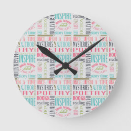 Relógio Redondo Biblioteca de metrô