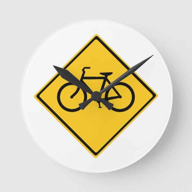 Relógio Redondo Bicicleta de Sinal de Estrada (Frente)