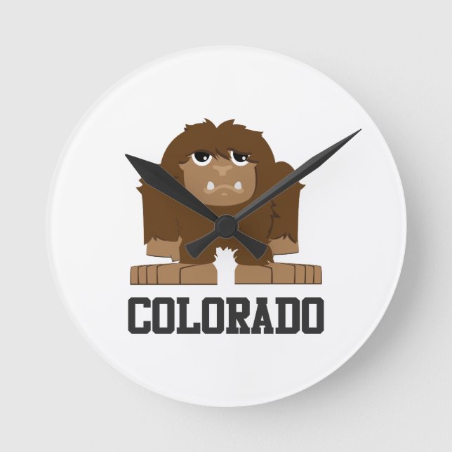Relógio Redondo Bigfoot Colorado (Frente)