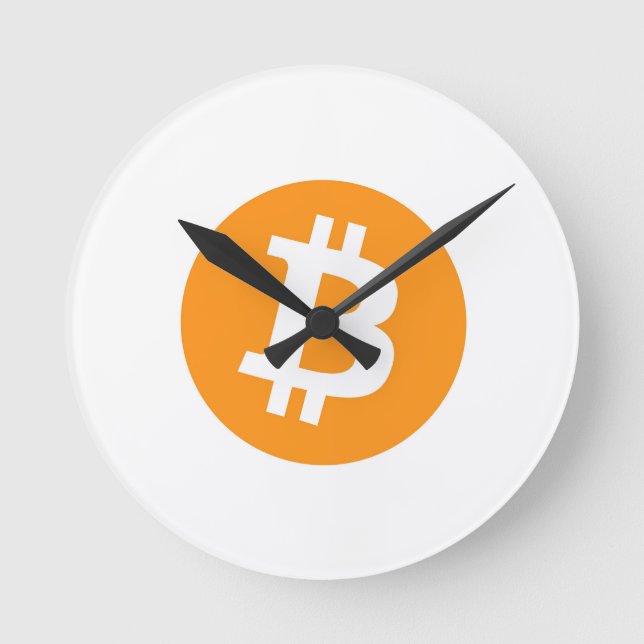 Relógio Redondo Bitcoin (Frente)