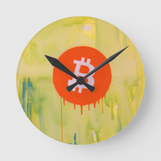 Relógio Redondo Bitcoin