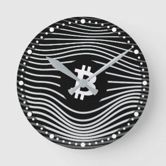 Relógio Redondo Bitcoin Force (Black)