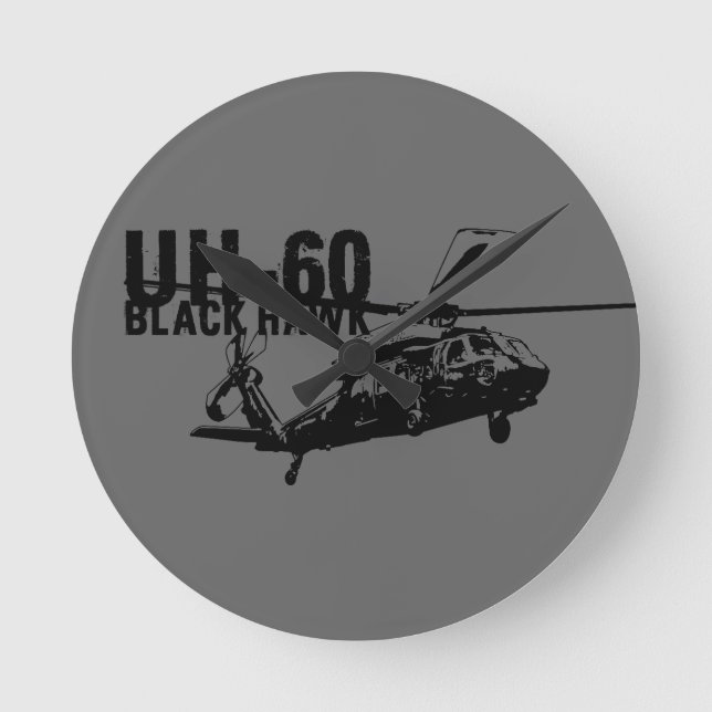 Relógio Redondo Black Hawk (Frente)