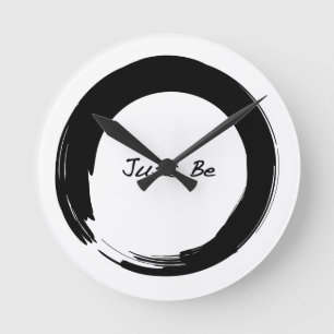 Relógio Redondo Blocos da Sala de Massagem em Círculo Aberto Enso