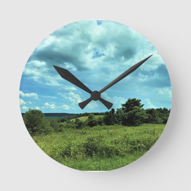 Relógio Redondo Blue Ridge Parkway perto de Floyd, Virginia (Frente)