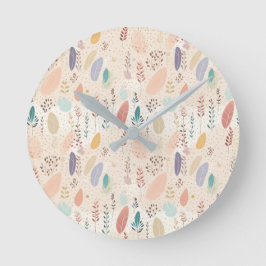 Relógio Redondo Bohemian Style Pastel