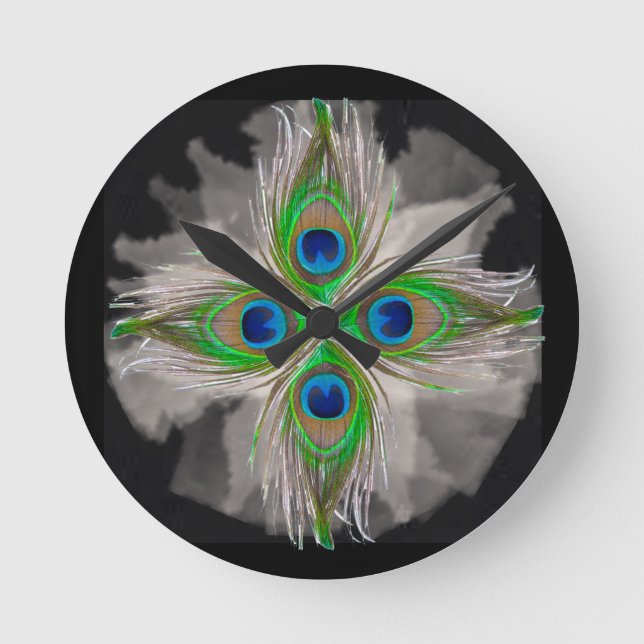 Relógio Redondo BOHO acrylic wall clock  (Frente)