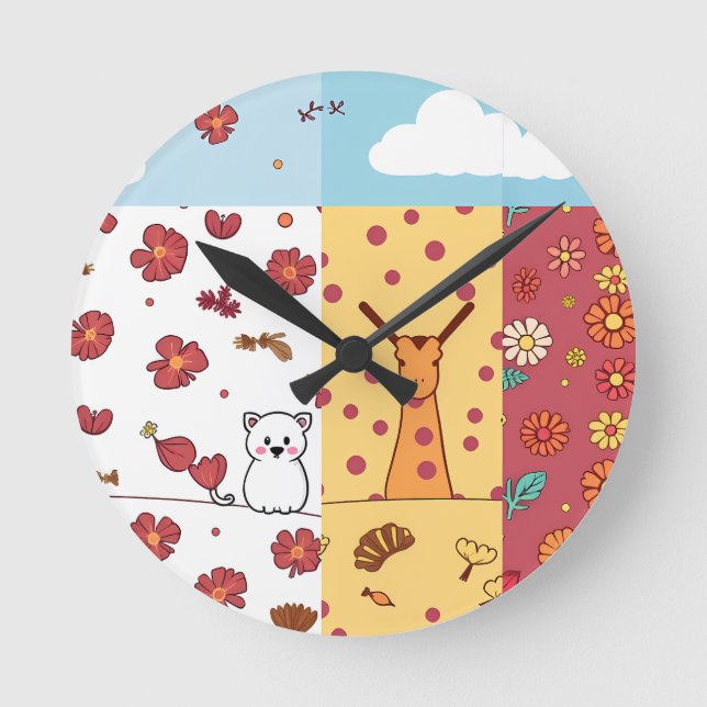 Relógio Redondo Bold Rules: A Clear, Striking Message (Frente)