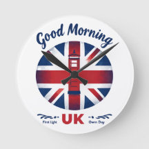 Bom dia Reino Unido - Union Jack & London Phone Bo