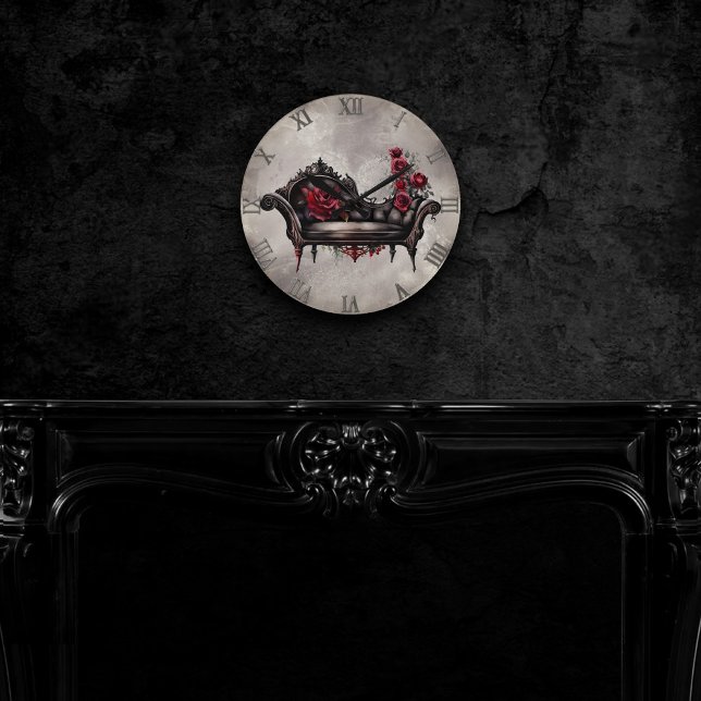 Relógio Redondo Boudoir Chaise | Golpista de Desmaios Vitoriano (Criador carregado)
