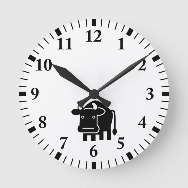 Relógio Redondo Bovinos (Frente)