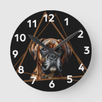 Boxer Lab Dog Marrom e Preto Brindle