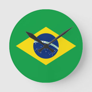 Relógio Redondo Brasil