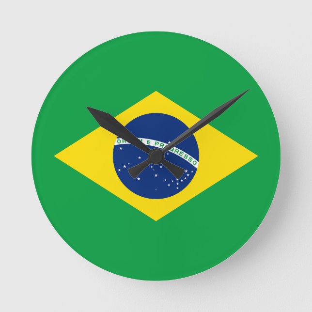 Relógio Redondo Brasil (Frente)