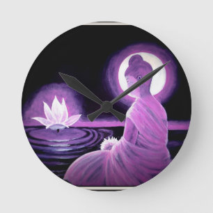 Relógio Redondo Buddha