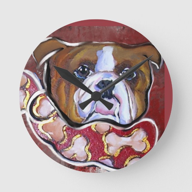 Relógio Redondo Bulldog (Frente)