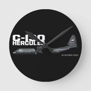 Relógio Redondo C-130 Hercules