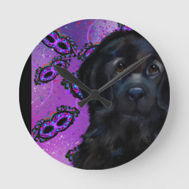 Relógio Redondo Cachorro da Terra Nova
