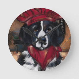 Relógio Redondo Cachorro da Terra Nova