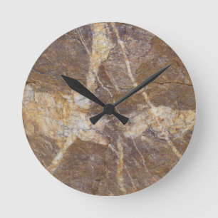 Relógio Redondo caligrafia sobre pedra