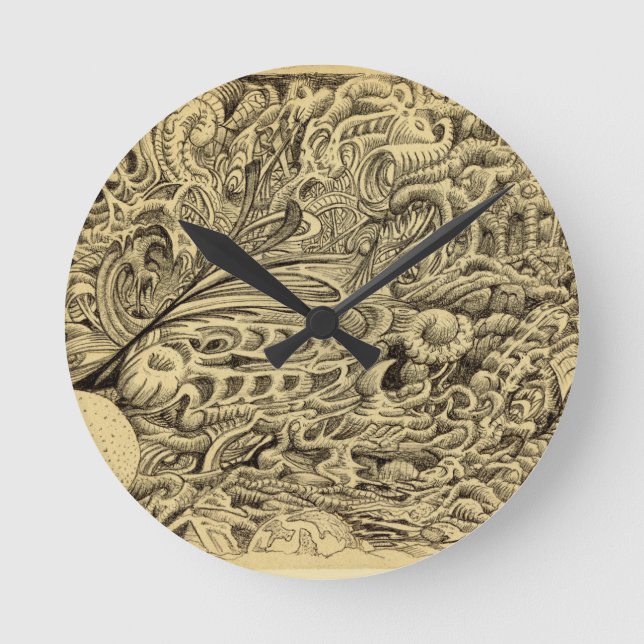 Relógio Redondo Câmara doente_por Brian Benson (Frente)