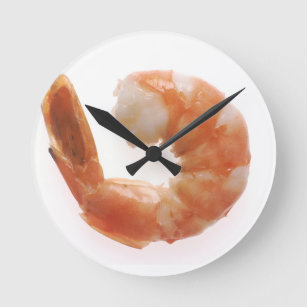 Relógio Redondo Camarão Cozido