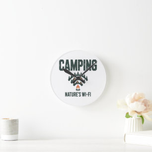 Relógio Redondo Camping Natures Wifi