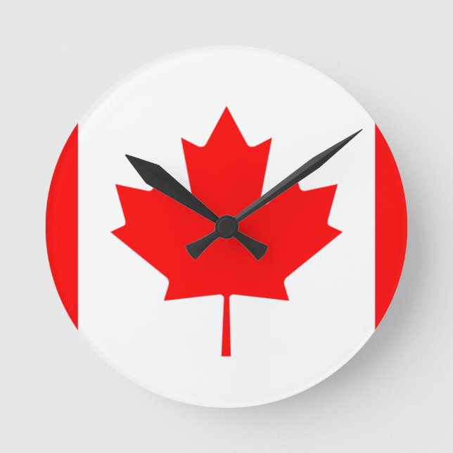 Relógio Redondo canadá (Frente)