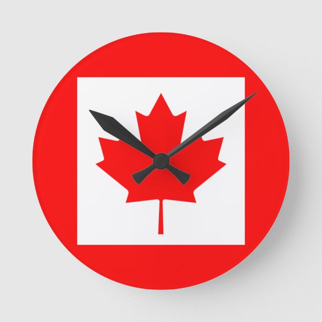 Relógio Redondo canada (Frente)