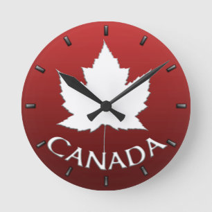 Relógio Redondo Canada Clock Canada Souvenir Wall Clocks Customize