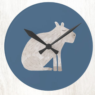 Relógio Redondo Capivara Fofa