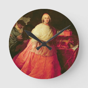 Relógio Redondo Carlos cardinal de Borja, c.1721 (óleo em canvas)