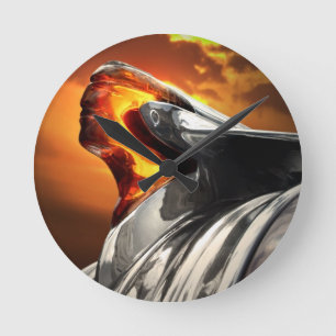 Relógio Redondo Carro principal do clássico de Pontiac Chieftain