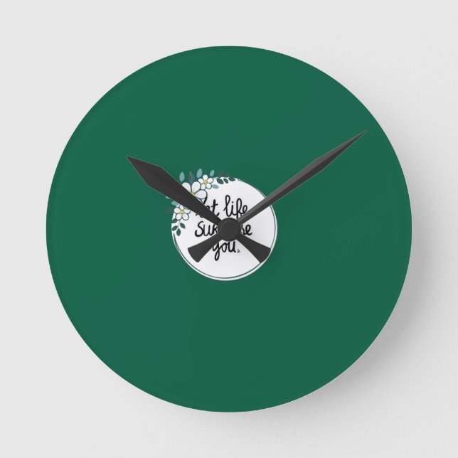 Relógio Redondo Cartão Vibes  (Frente)