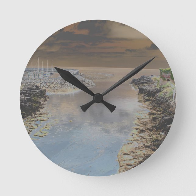 Relógio Redondo Casa clara em Cascais Portugal (Frente)