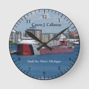 Relógio Redondo Cason J. Callaway Soo clock