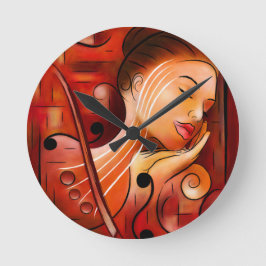 Relógio Redondo Casselopia - sonho do violino