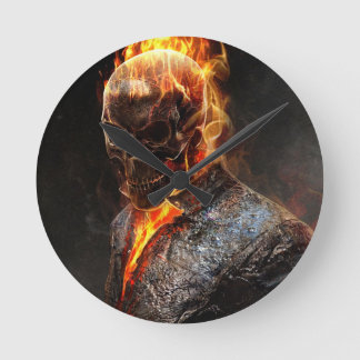 Relógio Redondo cavaleiros fantasmas