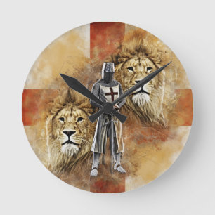 Relógio Redondo Cavaleiros Templar 001