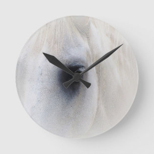 Relógio Redondo Cavalo & floral