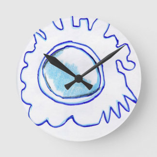 Relógio Redondo Cellmembrane modula