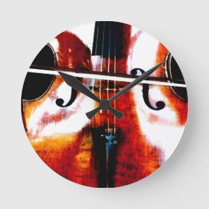 Relógio Redondo Cello Music é a Vida Bela Artística