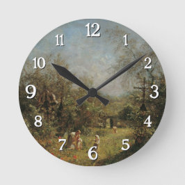 Relógio Redondo Cemitério abandonado em Goisern