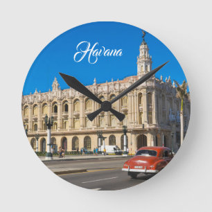 Relógio Redondo Centro de cidade de Havana, Cuba